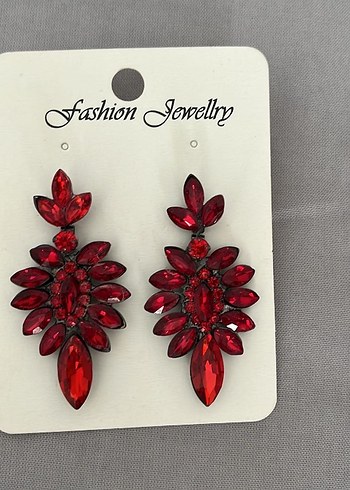 Kırmızı küpe - Görsel 2