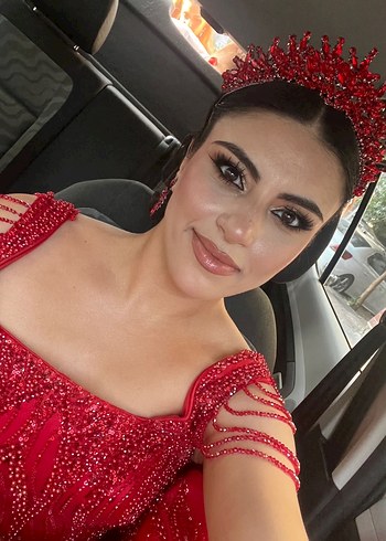 Kırmızı küpe - Görsel 5