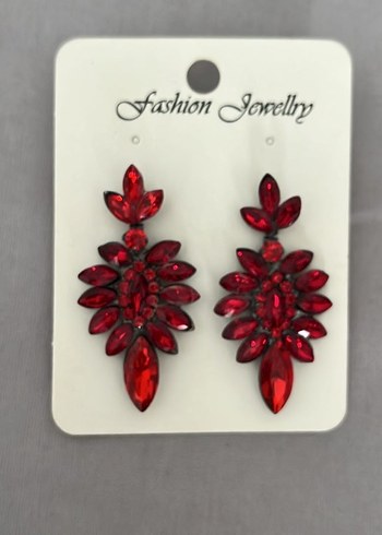 Kırmızı küpe - Görsel 3