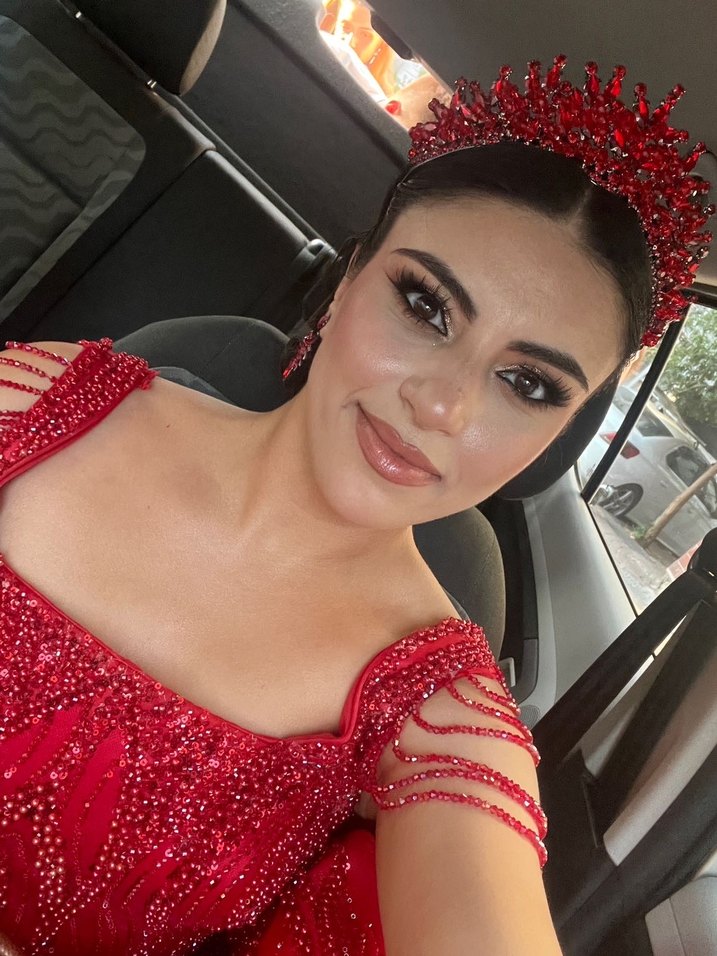 Kırmızı küpe - Görsel 5