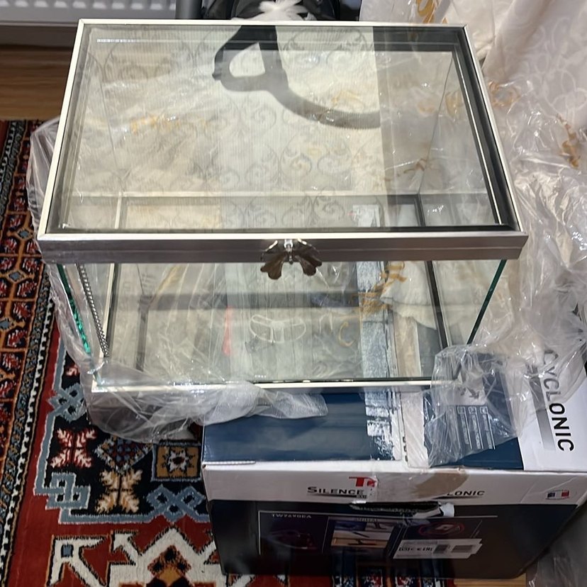 Cam bohçalık fanus - Görsel 5