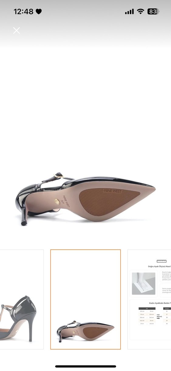 Parlak Siyah Tokalı İnce Topuklu Kadın Ayakkabı - Görsel 4