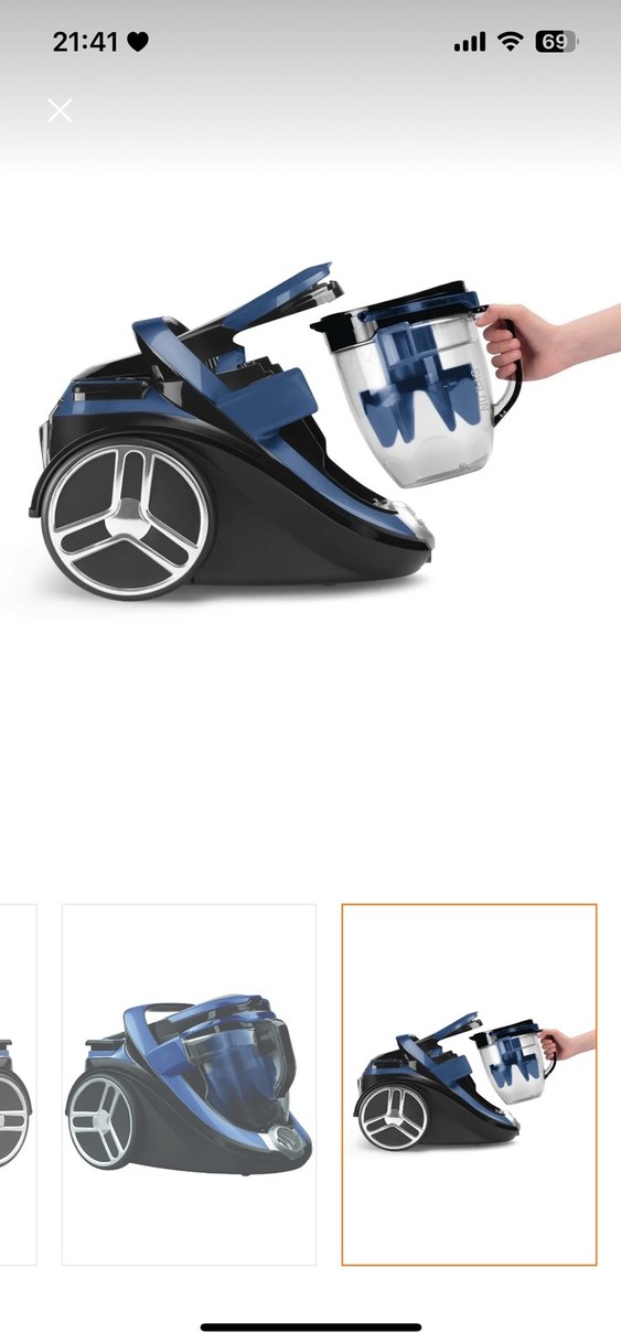 Tefal tw7690 elektrikli süpürge - Görsel 5