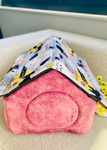 Kedi Köpek Lüx Yatağı Yuva Evi Klübesi - Görsel 4