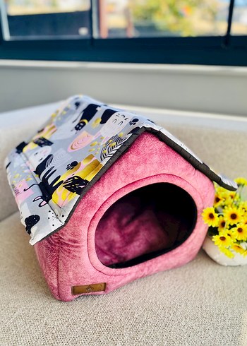 Kedi Köpek Lüx Yatağı Yuva Evi Klübesi - Görsel 8