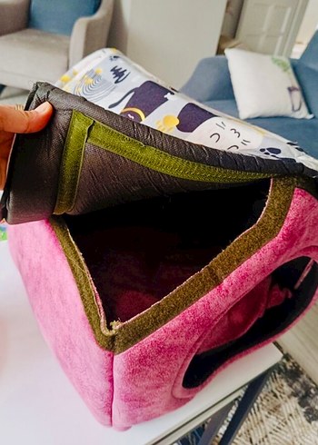 Kedi Köpek Lüx Yatağı Yuva Evi Klübesi - Görsel 3