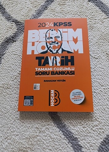 KPSS 2024 BENİM HOCAM TARİH SORU BANKASİ