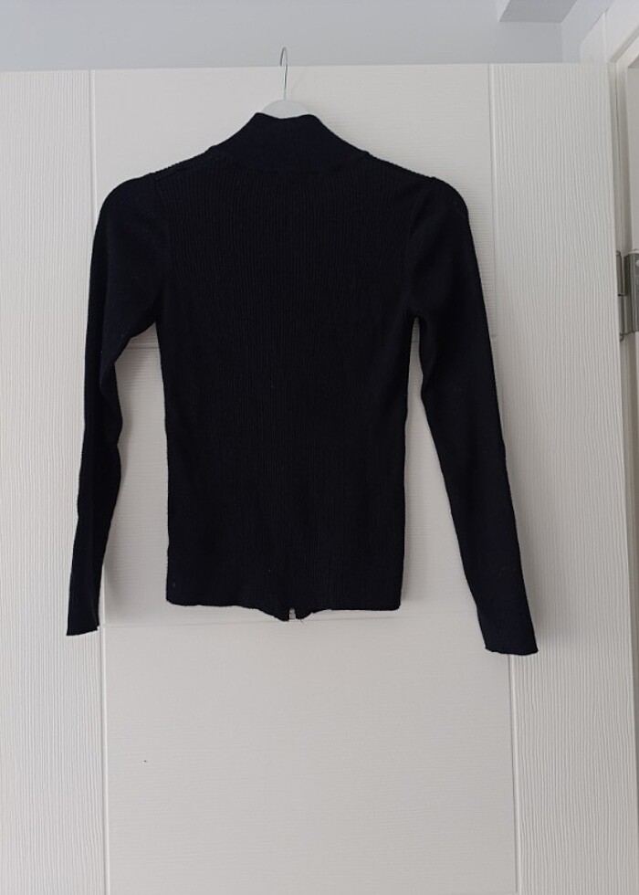 STRADİVARİUS SİYAH TRİKO HIRKA  - Görsel 3