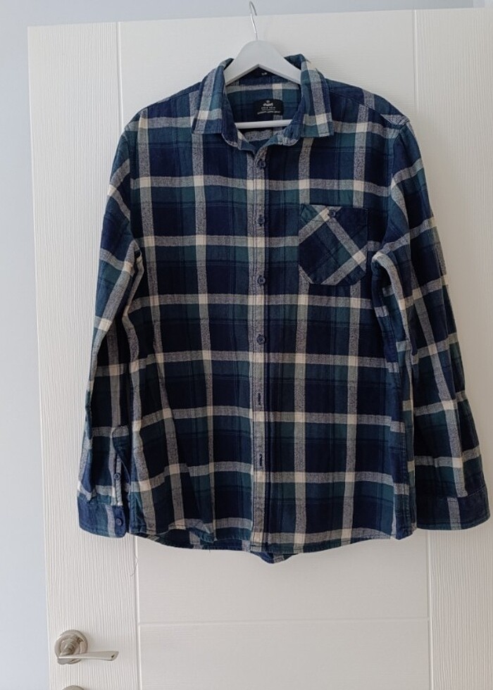 MAVİ JEANS KIŞLIK ERKEK GÖMLEK  - Görsel 5