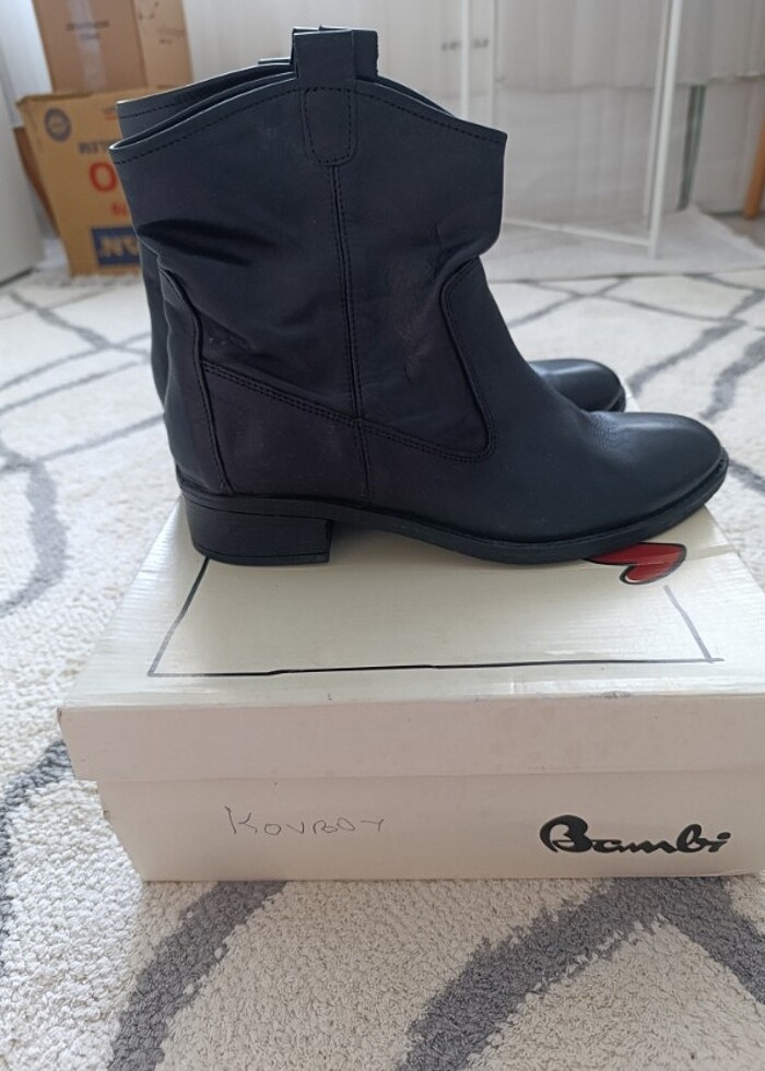 BAMBİ GERÇEK DERİ BOT & BOTİE - Görsel 2