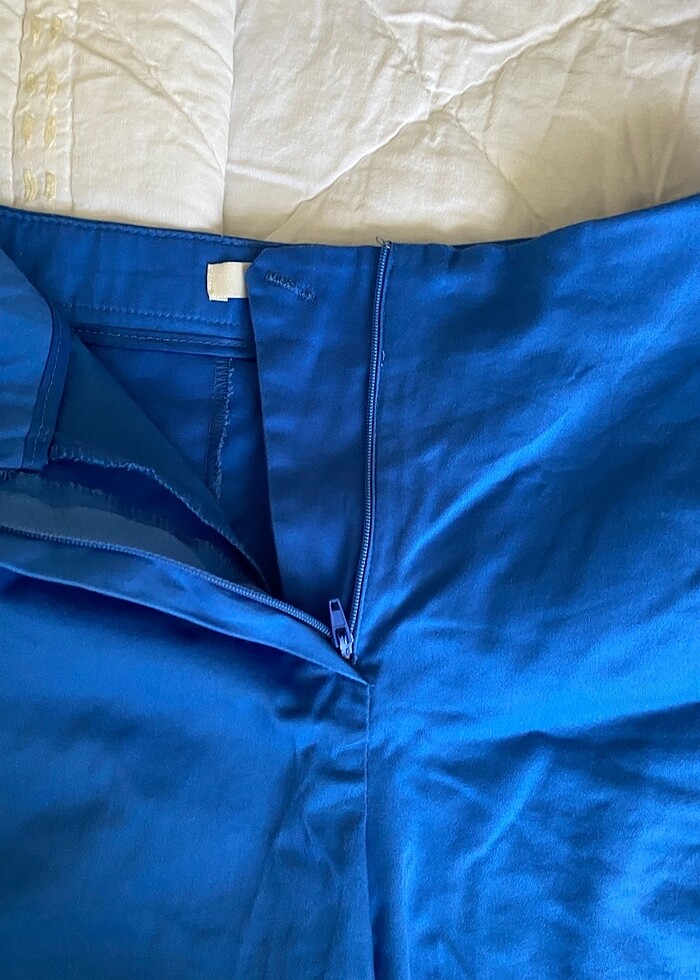 Keten şort - Görsel 3