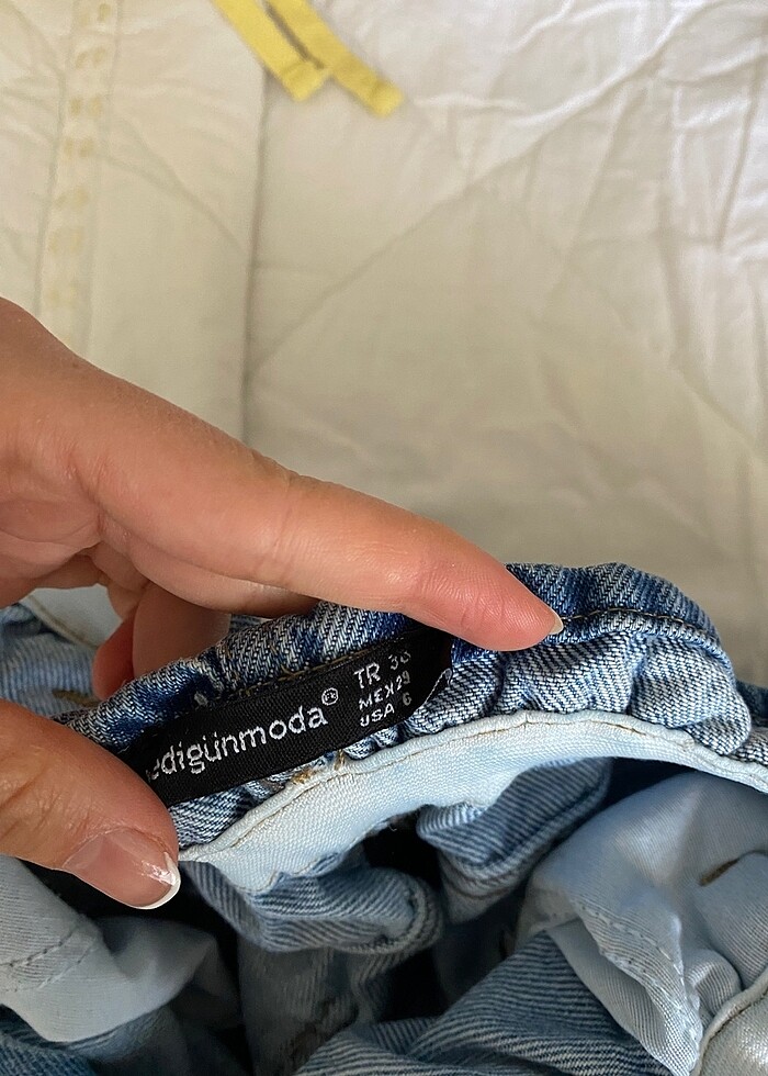 Kot şort - Görsel 5