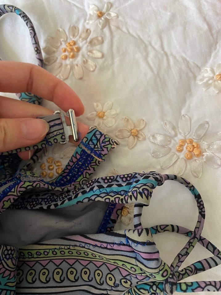 Boncuk Detaylı Bohem Çok Renkli Bikini - Görsel 3