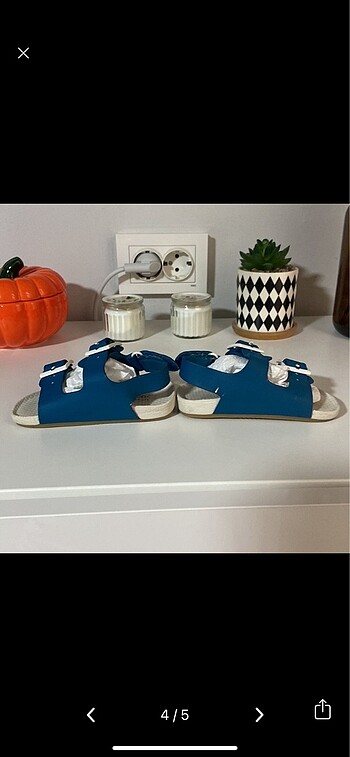 19 Beden turkuaz Renk Zara baby sandalet 19 no