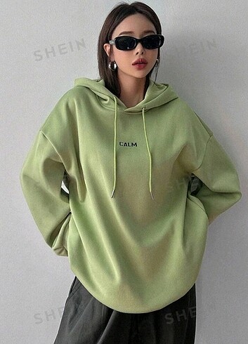 m Beden yeşil Renk Oversize sweatshirt 