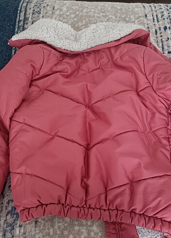 Defacto Defacto pembe yünlü Mont