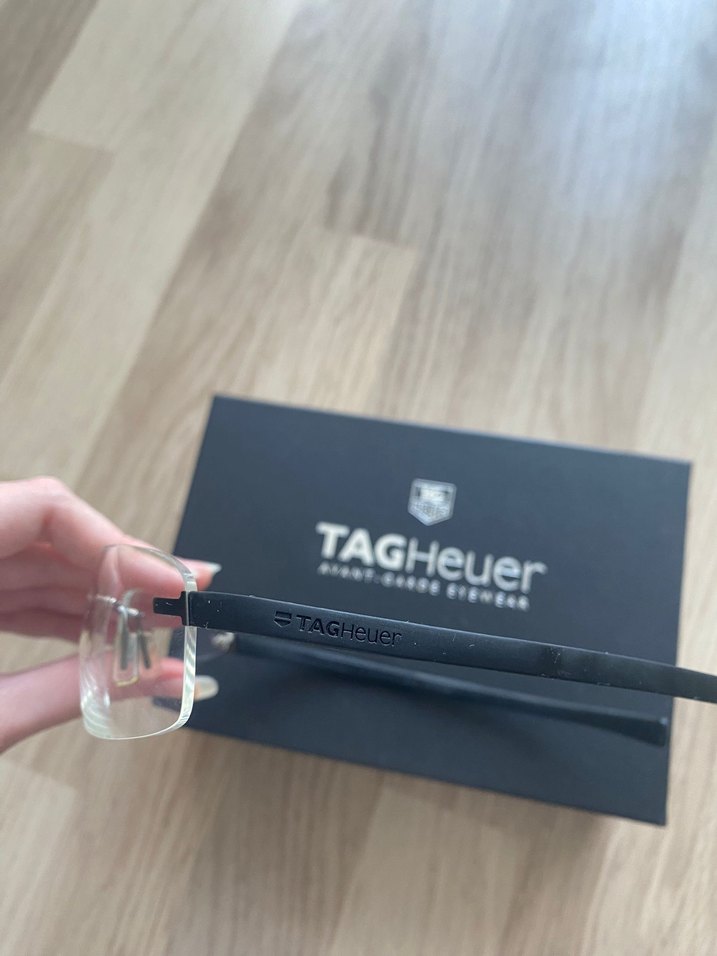 TAG Heuer Erkek Siyah Gözlük çerçevesi - Görsel 5