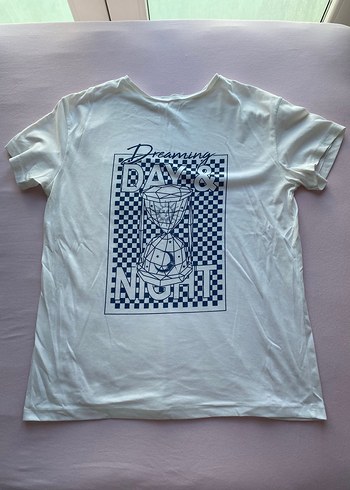Diğer Beyaz Desenli oversize Pijama Takımı