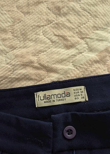 Diğer Fullamoda Lacivert Duz Pantolon