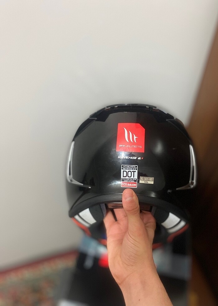 Mt helmets revenge 2s parlak - Görsel 3