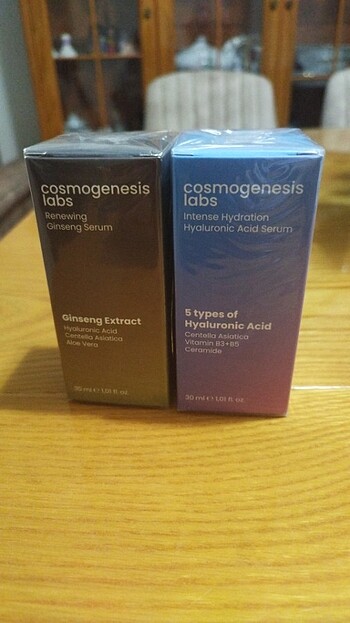 Cosmogenesis lab Hyaluronic acid Serum + Ginseng Serum