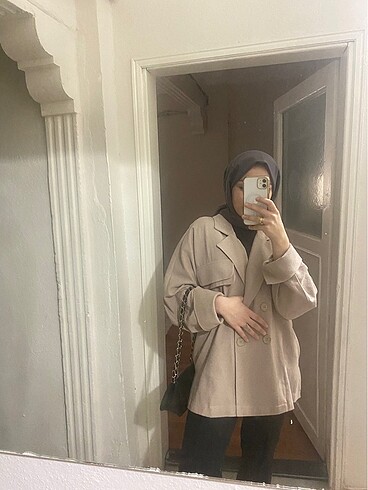 Keten blazer ceket