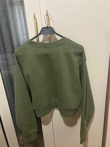 l Beden haki Renk pull bear yeşil sweat