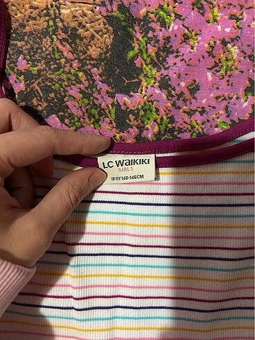 LC Waikiki lcw renkli askılı crop