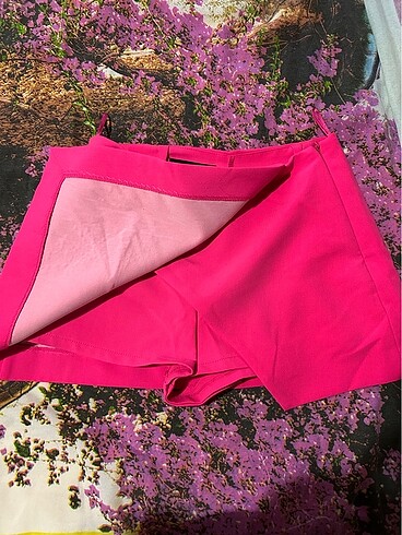 Zara zara pembe şort etek