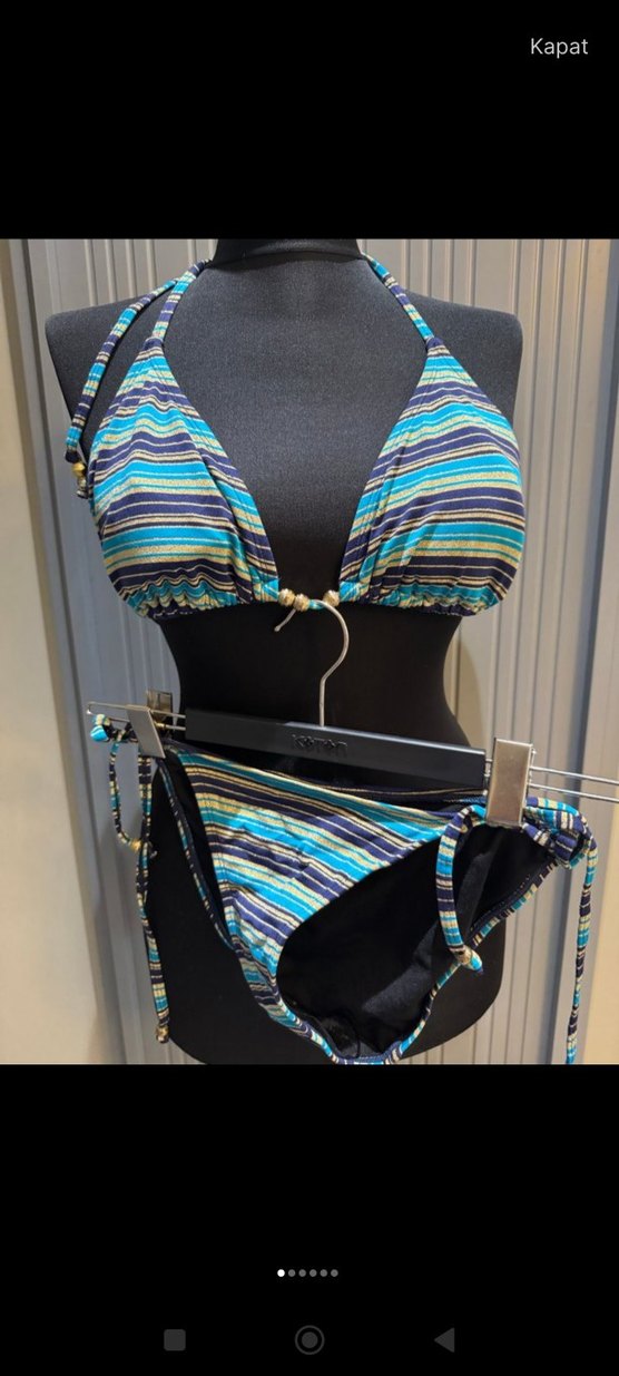 Parlak Mor Mini Bikini - Görsel 3