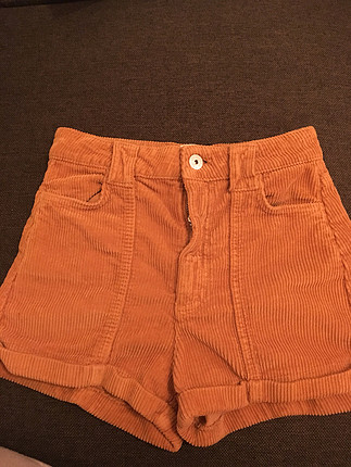 bershka kadife şort