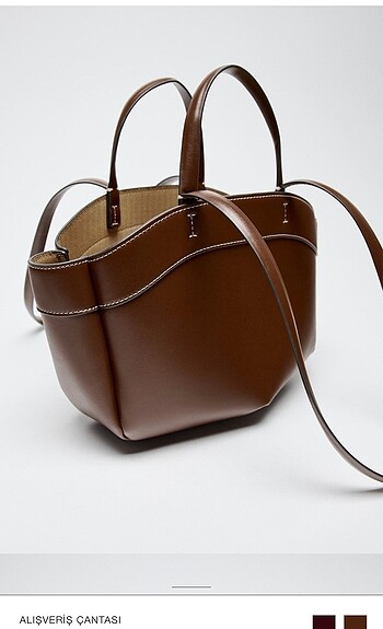 Zara tote çanta