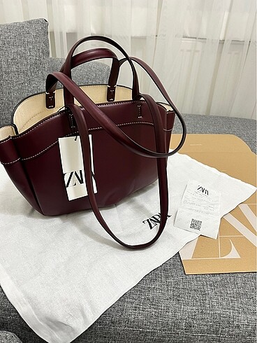 Zara tote çanta