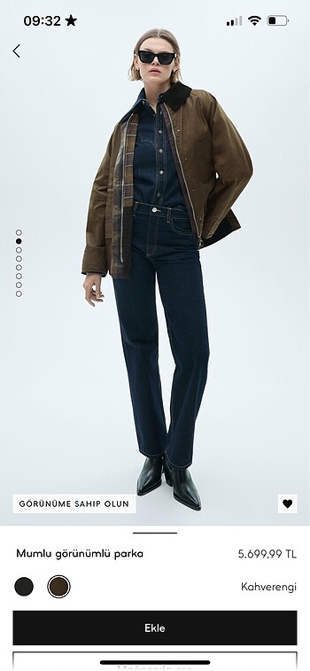 Mango yeni sezon mumlu görünümlü parka - Görsel 3