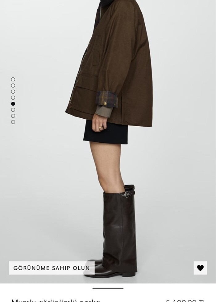 Mango yeni sezon mumlu görünümlü parka - Görsel 2