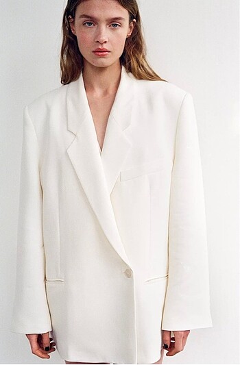 Zara Zara çift düğmeli oversize blazer