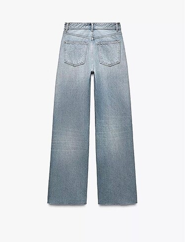Zara Zara Trf Hıgh-Rıse Wıde-Leg Jean