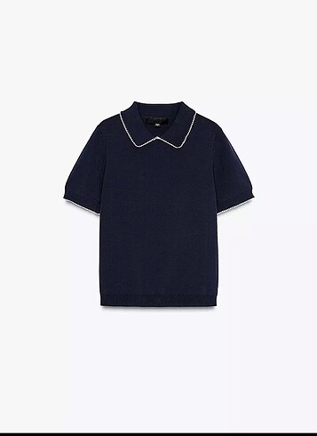 Zara biyeli triko top 
