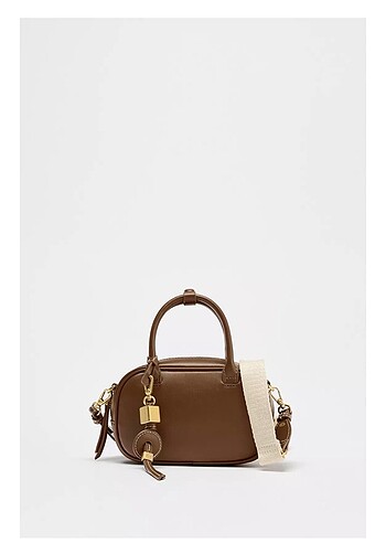 Zara dikiş detaylı mini çanta