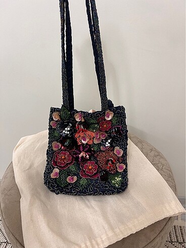Zara Zara boncuklu çanta