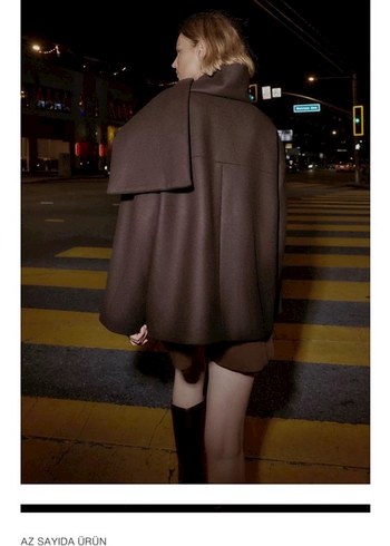 Zara yün kısa kaban - Görsel 2