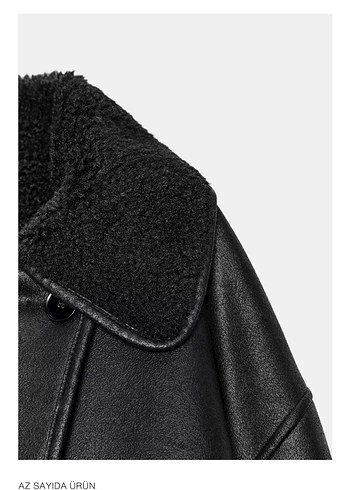 Zara çift taraflı zw koleksiyonu ceket - Görsel 3