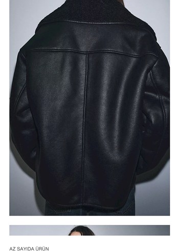 Zara çift taraflı zw koleksiyonu ceket - Görsel 5