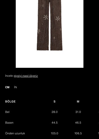 Zara boncuklu pullu pantolon - Görsel 5