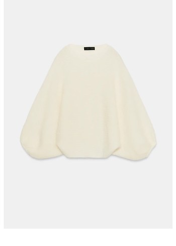 LC Waikiki Ekru Oversize Yun Triko Kazak