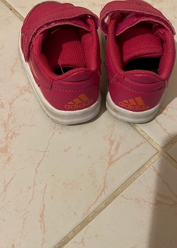 Kız Çocuk Pembe Cırt Cırtlı Spor Ayakkabı adidas - Görsel 2