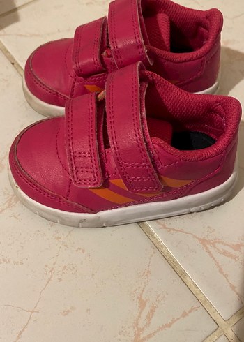 Kız Çocuk Pembe Cırt Cırtlı Spor Ayakkabı adidas - Görsel 3