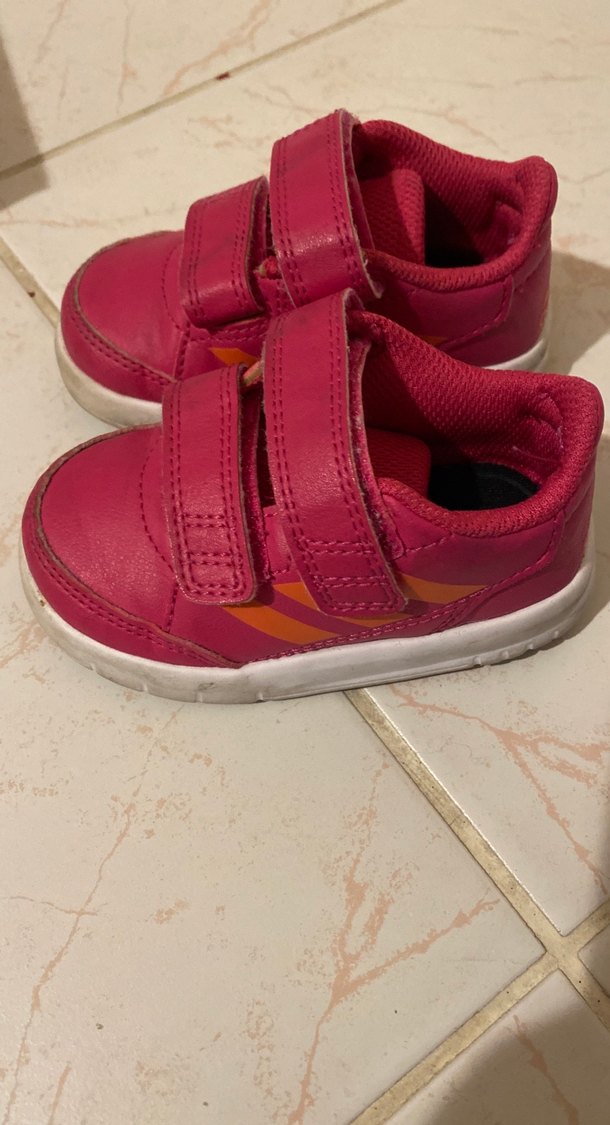 Kız Çocuk Pembe Cırt Cırtlı Spor Ayakkabı adidas - Görsel 3