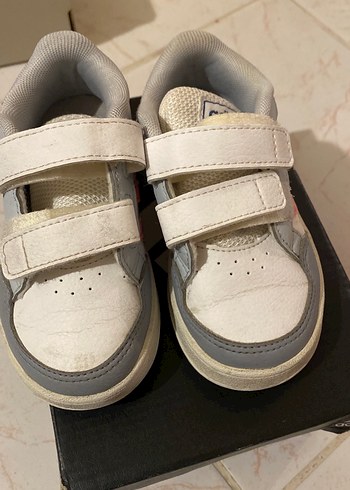 Kız Çocuk Beyaz Gri Spor Ayakkabı adidas 23 numara - Görsel 5