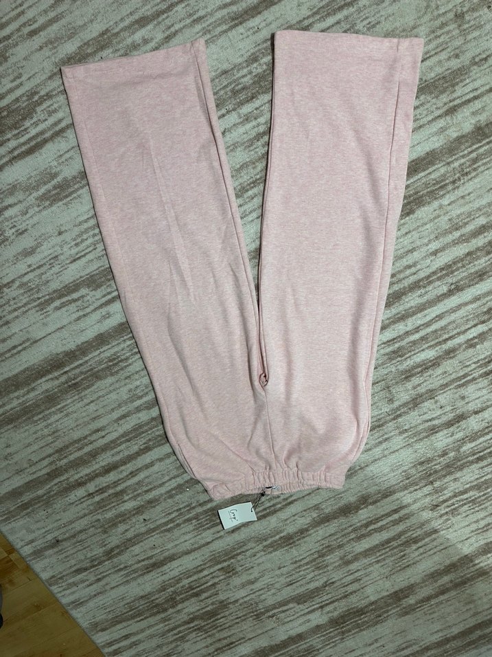 Pembe Rahat Kesim Kadın Eşofman Altı - Görsel 3